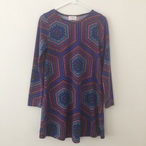 Long Sleeve Dress Boho Hippie 70s vibes - Everly